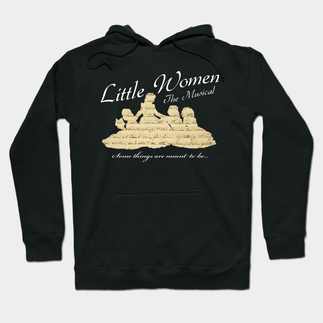 Little Women - Manuscript Design Hoodie by MarinasingerDesigns